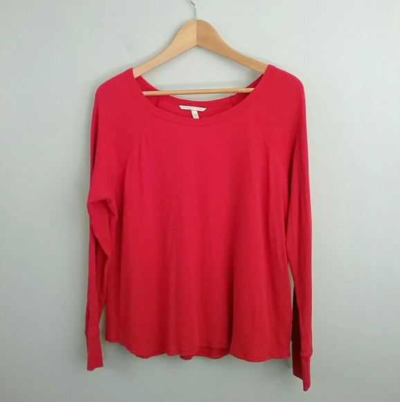 Victoria's Secret Tops - Victoria Secret//Red Long Sleeve Top